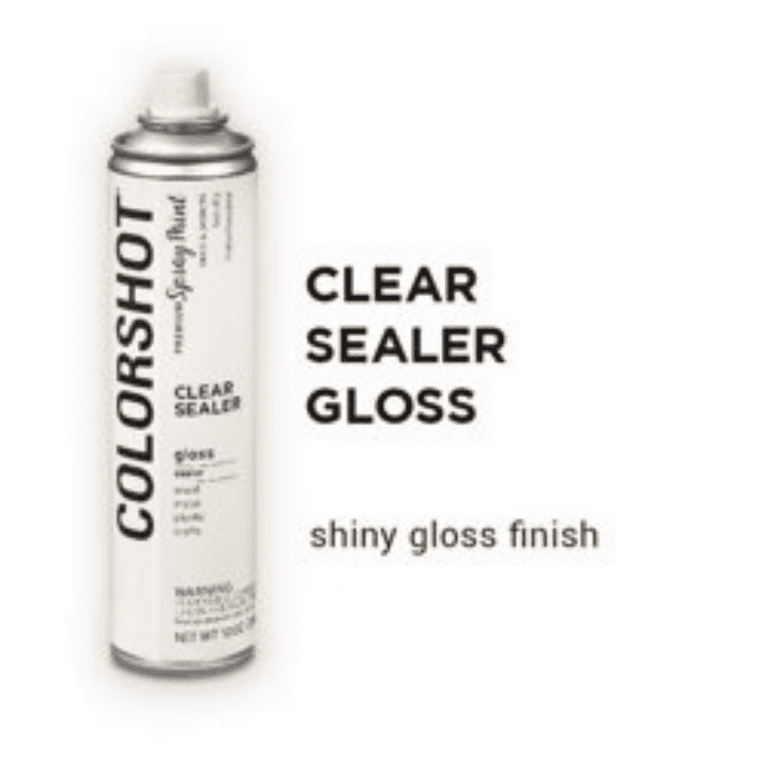 Colorshot Aerosol Spray Sealer 10oz Clear - Gloss