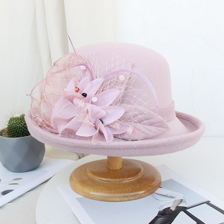 Ihph7 Funeral Hats for Women Church Hats for Women Derby Hats for Women Bucket Hats for Woman Dress Hats for Women, D A Ihph7 Funeral Hats for Women Church Hats for Women Derby Hats for Women Bucket Hats for Woman Dress Hats for Women, D A