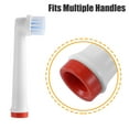 thumbnail image 5 of Unique Bargains 8pcs Electric Toothbrush Replacement Heads White Gentle Clean Nylon Bristles, 5 of 6
