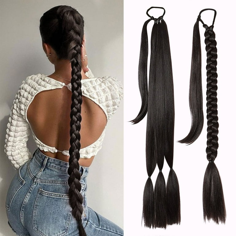 LHWEN Wig Ponytail Female Winding Hair Extension Ponytail