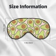 thumbnail image 5 of Xecao Cute Avocado for Soft Fluffy Sleeping Blindfold, Nap eye cover tailored for the utmost comfort for girls, women, kids, and adults., 5 of 7