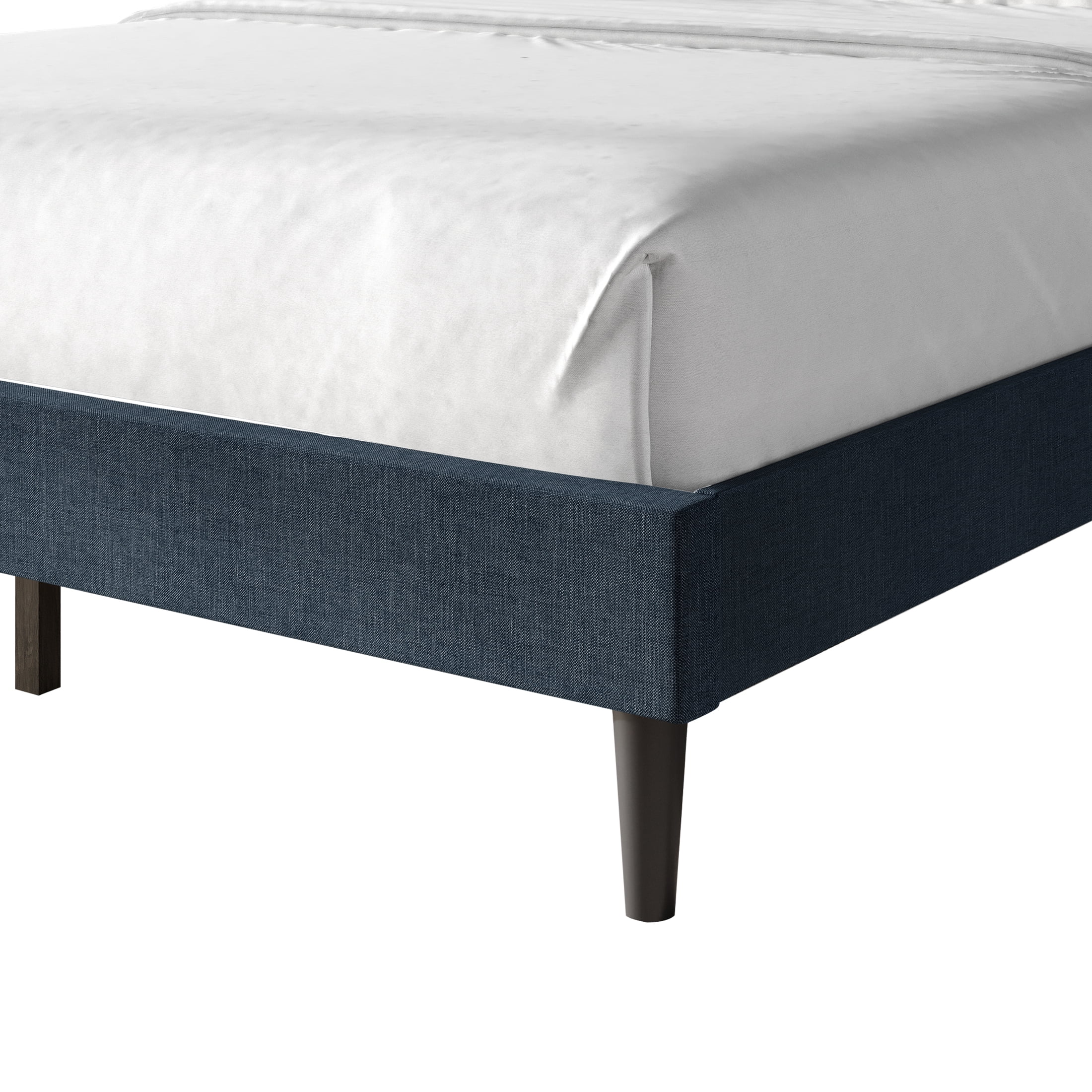 Castle Place Elegance Wingback Full Platform Bed, Blue