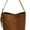 Brown, variant on Women Chocolate Brown Suede Bucket Bag Slouchy Crossbody Shoulder Purse Stylish Suede Handbag for Everyday & Casual Wear