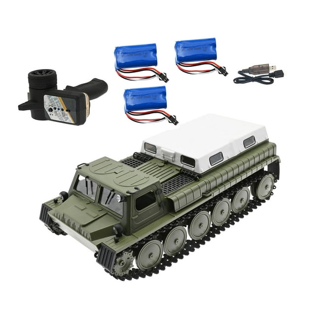 Kits De Modelos De Tanque RC Para Vehículo A Escala 1:16, Regalos De Alta Velocidad De 2,4 GHz, Tres Motores Sunnimix tanque de vehiculo