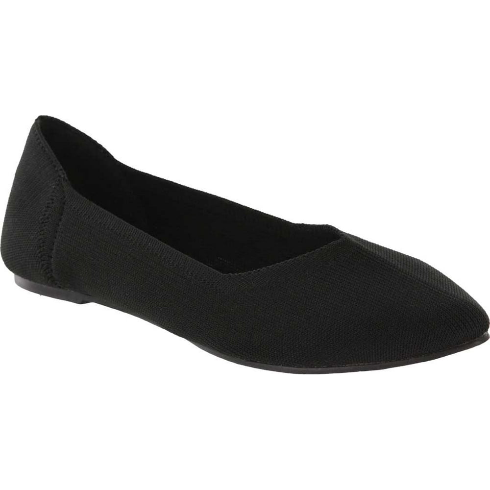 mia kerri pointed toe flyknit flat