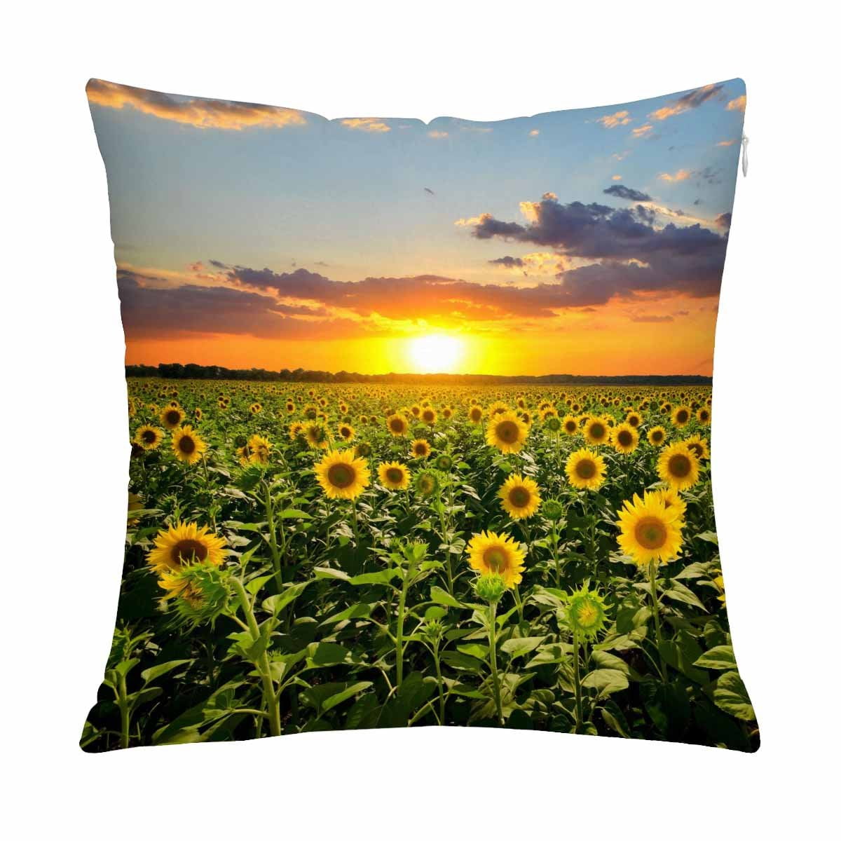 MKHERT Sunflower Pillow Covers Pillowcase Throw Pillows 18x18 inch