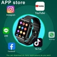 thumbnail image 2 of 4G Smart Watch  ROM 8G 1.7 inch  Video Call SOS Videl Player Phone Watch GPS Locator APP DownLoad Children Smartwatch, 2 of 7