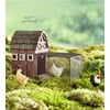 Miniature Fairy Garden Chicken Coop w/ Run