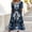 A06, variant on Women's Summer Casual Dresses Plus Size Round Neck Zipper Floral Print Dress