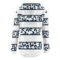 thumbnail image 6 of CEHVOM Womens Hooded Button Collar Drawstring Hoodies Pullover Sweatshirts Casual Long Sleeve Tops Shirts, 6 of 6