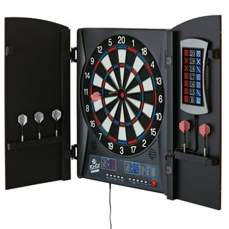 Halex Millenia 5.0 Digital Electronic Dartboard Set with Cabinet