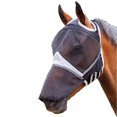 thumbnail image 1 of Shires - Máscara Anti Moscas con Orejas de Red Fina  Agujeros para Orejas (Negro), 1 of 2