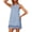 BlueGrey, variant on Womens Summer Boho A-Line Mini Dress Sleeveless Colorblock Sundress Beach Vacation Coverups