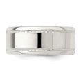 thumbnail image 6 of Auriga Fine Jewelry 925 Sterling Silver 8mm Polished Wedding Band Ring Size 7 for Women, 6 of 6