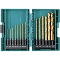 thumbnail image 1 of Juego de brocas Makita Impact Gold Titanium, 14 piezas, 1/4 pulgadas, hexagonales, 1 of 4