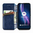 thumbnail image 5 of Case for Motorola MOTO One Fusion Plus Flip Cover Wallet Flip Cover Magnetic Protective - Blue, 5 of 5