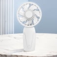 thumbnail image 1 of Ventilador Refrigeración Compacto Personal Portátil Mano Recargable Por USB 3 Velocidades para Viajes en Casa Oficina Y Actividades Al Aire Libre, 1 of 8