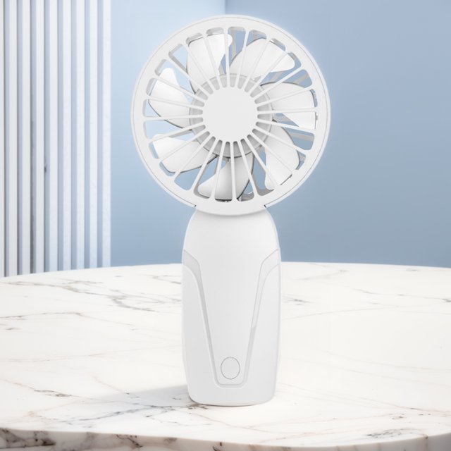 Ventilador Refrigeración Compacto Personal Portátil Mano Recargable Por USB 3 Velocidades para Viajes en Casa Oficina Y Actividades Al Aire Libre