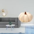 thumbnail image 2 of Escultura de calabaza de cristal, figura de metal, adorno decorativo, soporte de cojín para dormitorio, sala de estar, oficina, sofá, pasillo, decorac, 2 of 8