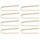 thumbnail image 1 of Mini Pinzas para Pan Desechables de Bambú, 80 Uds., Pinzas para Tostadas de 4 Pulgadas, Pinzas para Cocinar Desechables, Pinzas para Servir Alimentos, 1 of 5