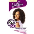 thumbnail image 2 of Lulutress  Braiding Hair - DIY Hair Style  Braids Hair Extensions All Kanekalon Flame Retardant Synthetic Fiber Premade Precurled Locs And Color Braids - 2X BOHEMIAN 8 Inch (99J), 2 of 2
