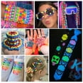 thumbnail image 4 of Kit DIY de abalorios Gionlion de 5250 piezas, 30 colores, brillo en la oscuridad, 4 of 9