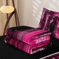 thumbnail image 5 of Erosebridal Paint Texture Zipper Queen Comforter Set with Fitted Sheet and 2 Pillowcases,Abstract Geometric Aesthetic Zipper Bedding Set For Girls,Black Reversible,4pcs, 5 of 7