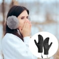 thumbnail image 4 of PMVFHDE USB Heating Knitted Gloves Winter Warm Touchscreen Cycling Cold Proof Gloves Charging Split Finger Design B, 4 of 4