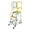 Silver 5, variant on Extension Ladders, 4 Step 375lbs Aluminum Rolling Platform Ladder, Silver Step Ladders,Aluminum Aluminum Ladders, Tools & Tool Organizers, Ladders 4 Step 375lbs Aluminum Rolling Platform Ladder