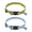 Mint Lemon Light Blue, variant on Personalized Comfortable Soft Pet Collar With Bell Design For Dogs Cats Ivory Gold Butterflies Ivory and Gold