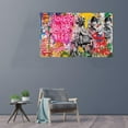 thumbnail image 3 of Banksy Canvas Wall Art Love is All We Need Street Graffiti Large Canvas Prints for Living Room Bedroom Home Decorations Modern Stretched Framed Artwork 16x12 inch / 40x30 cm, 3 of 6