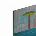 thumbnail image 2 of Luxe Metal Art 'Tropical Island' by Andrea Haase, Metal Wall At, 24"x16", 2 of 8