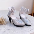 thumbnail image 6 of Dualoai 1/6 Doll High Heel Shoes 24 inch Action Doll Figure Fashion Doll Accessories Silver, 6 of 9