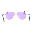 thumbnail image 4 of Kids Size Girls Butterfly Metal Jewel Pin Aviator Sunglasses Gold - Purple, 4 of 4