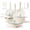 Antique White, variant on SENSARTE Ceramic Nonstick Pots and Pans Set, 10Pcs Healthy Non Stick Cookware Set with Pots Protectors, Induction Kitchen Cookware Sets, Dishwasher Safe White
