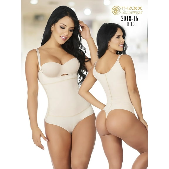 Faja Body Colombiana Thaxx Hilo Beige