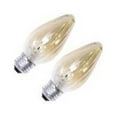 thumbnail image 2 of LEDVANCE Sylvania F15 D cor Incandescent Light Bulb, 25W, Amber Iridescent Finish, Medium Base, 120V, 2 Pack 2 Count (Pack of 1), 2 of 2