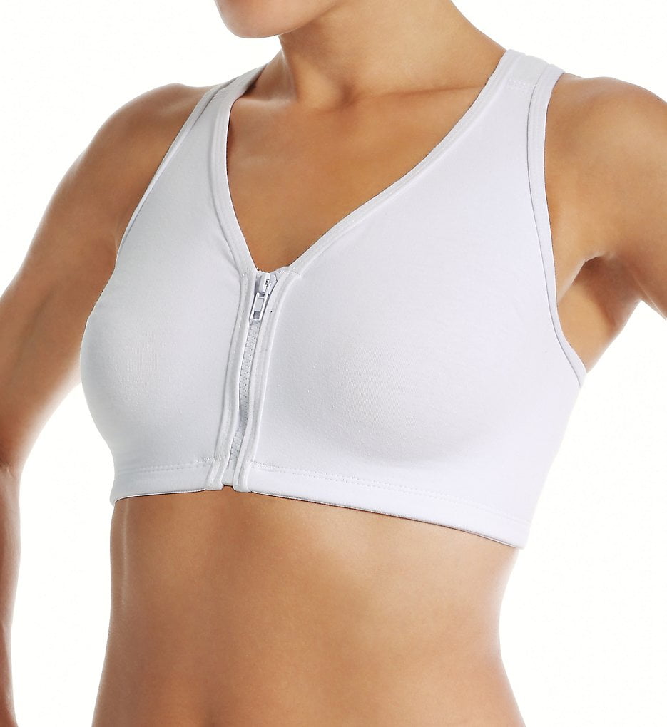 zip up sports bra walmart
