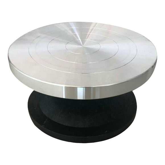 Plataforma giratoria de ruedas de alta resistencia para modelismo de cerámica, manualidades, decoración de pasteles, arcilla 30 centimetros
