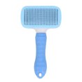 thumbnail image 1 of Pet Grooming Brush, Portable Dog Brush Self Cleaning Button Design Massage Function Ergonomic  for Cat for Grooming, 1 of 8