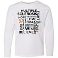 thumbnail image 3 of Inktastic Multiple Sclerosis MS Awareness Walk Long Sleeve Youth T-Shirt, 3 of 5