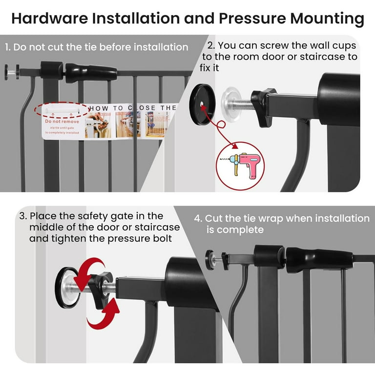 BalanceFrom Easy Walk-Thru Baby Safety Gate for 29.1”-38.5
