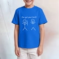 thumbnail image 2 of Zshosam Boys' Tops, Tees & Shirts Boys Shirt Toddler Girls T-Shirts for Kids Short Sleeve Tops Tee Size 3T 4T,(Blue 3-4 Years), 2 of 8