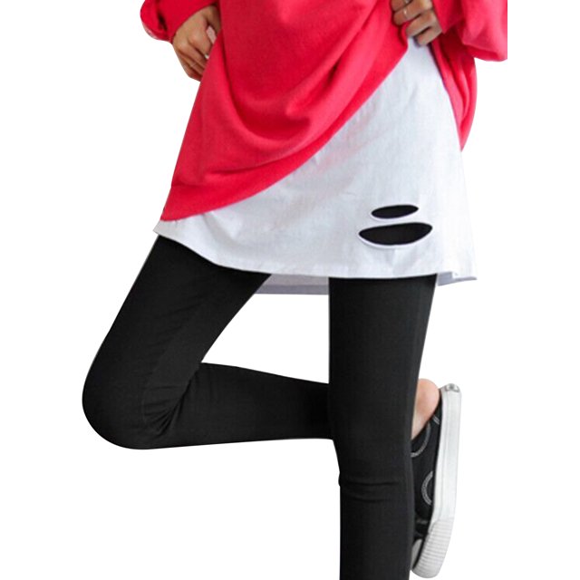 Faithtur Femmes Taille Haute Hoodie?S Fond Partie Jupe de Rue Côté Renversé