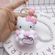 thumbnail image 1 of LLavero de coche de Hellokitty Sanrios para niñas, lindo gato de dibujos animados, Bola de felpa, decoración de bolsas, colgante, regalo de vacaciones personalizado, nuevo, 2023 YAOSANBAO BAO unisex, 1 of 2