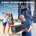 thumbnail image 4 of REXING A1 Two Way 2.7K Action Camera Front & Back 1080p with Wi-Fi (Black), 4 of 8
