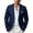Dark Blue, variant on Men's Casual Blazer Formal Dress Party Wedding Suit Jacket Single-Breasted Two Button Nothced Lapel Sport Coat with Pocket Gray XXS