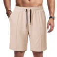 thumbnail image 2 of IhhxPro Men's Casual Shorts with Pockets Elastic Waist Drawstring Summer Mesh Lightweight Athletic Jogger Fit Outdoor Sport S-3XL, 2 of 7