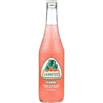 Jarritos Guava Soda 12.5 oz Glass Bottle Pack of 6