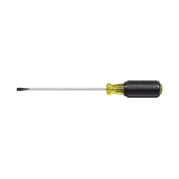 Klein Tools 601-6 3/16-Inch Cabinet Tip Screwdriver, 6-Inch Length